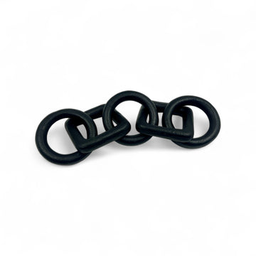 Black cast iron chain