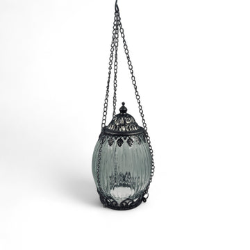 Glass hanging lantern