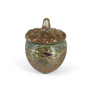 Glittered Glass acorn
